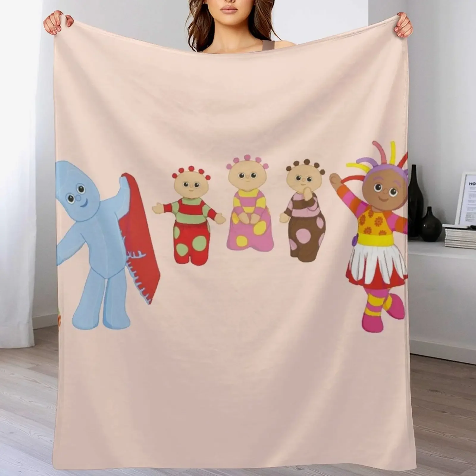 

In the night garden Throw Blanket Luxury St Multi-Purpose Furrys Retros Blankets