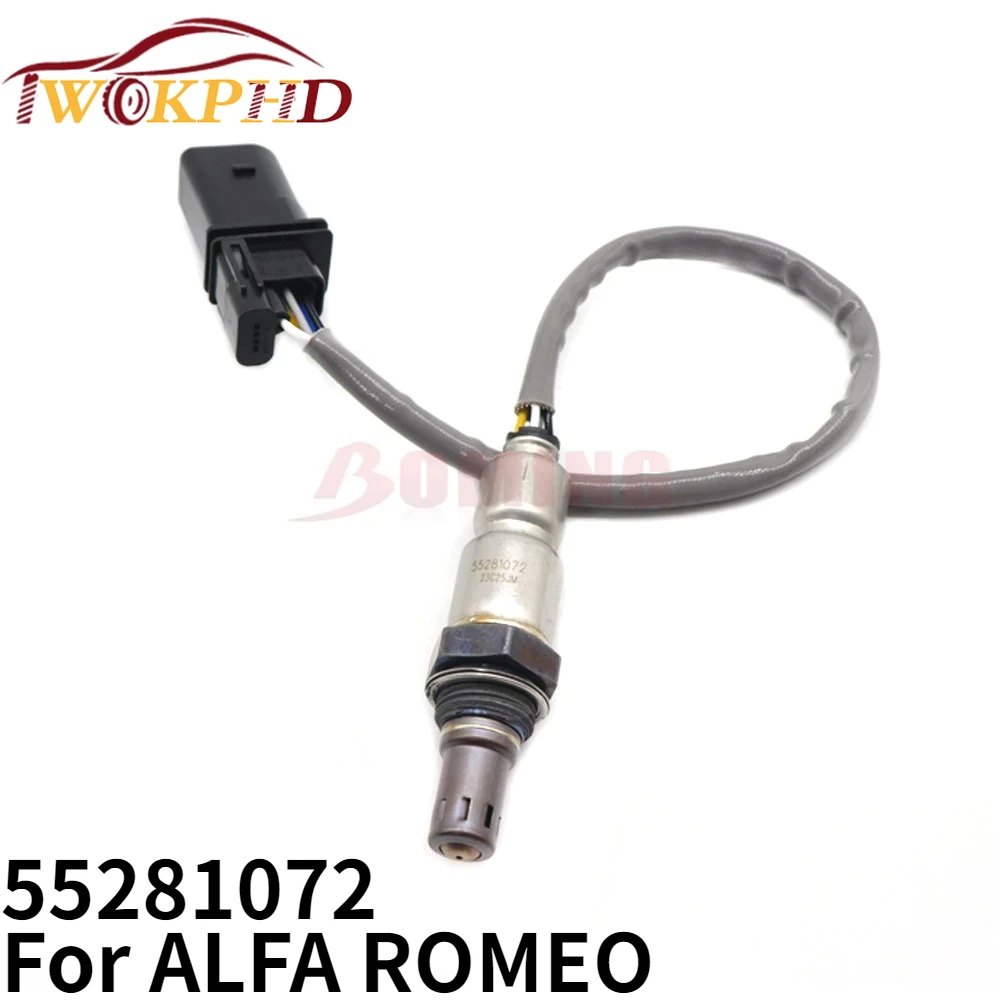 Car Air Fuel Ratio Lambda O2 Oxygen Sensor 55281072 For Alfa Romeo Giulia Stelvio Fiat 500L Jeep Upstream 55268427 290960825