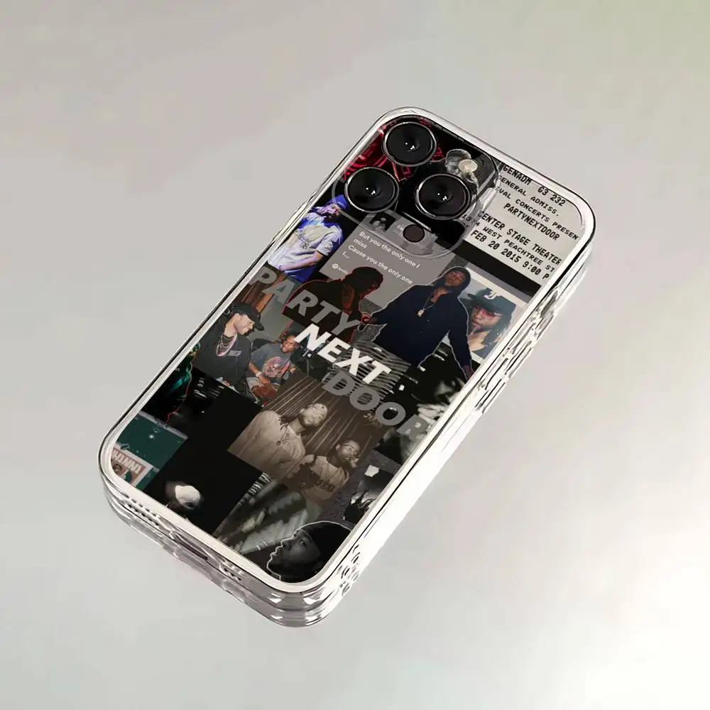 Singer P-Partynextfunda de teléfono para iPhone 6,16,15,14,13,12,11,17 Pro,Max,Plus,X,XS,XR,SE,Mini cubierta suave transparente