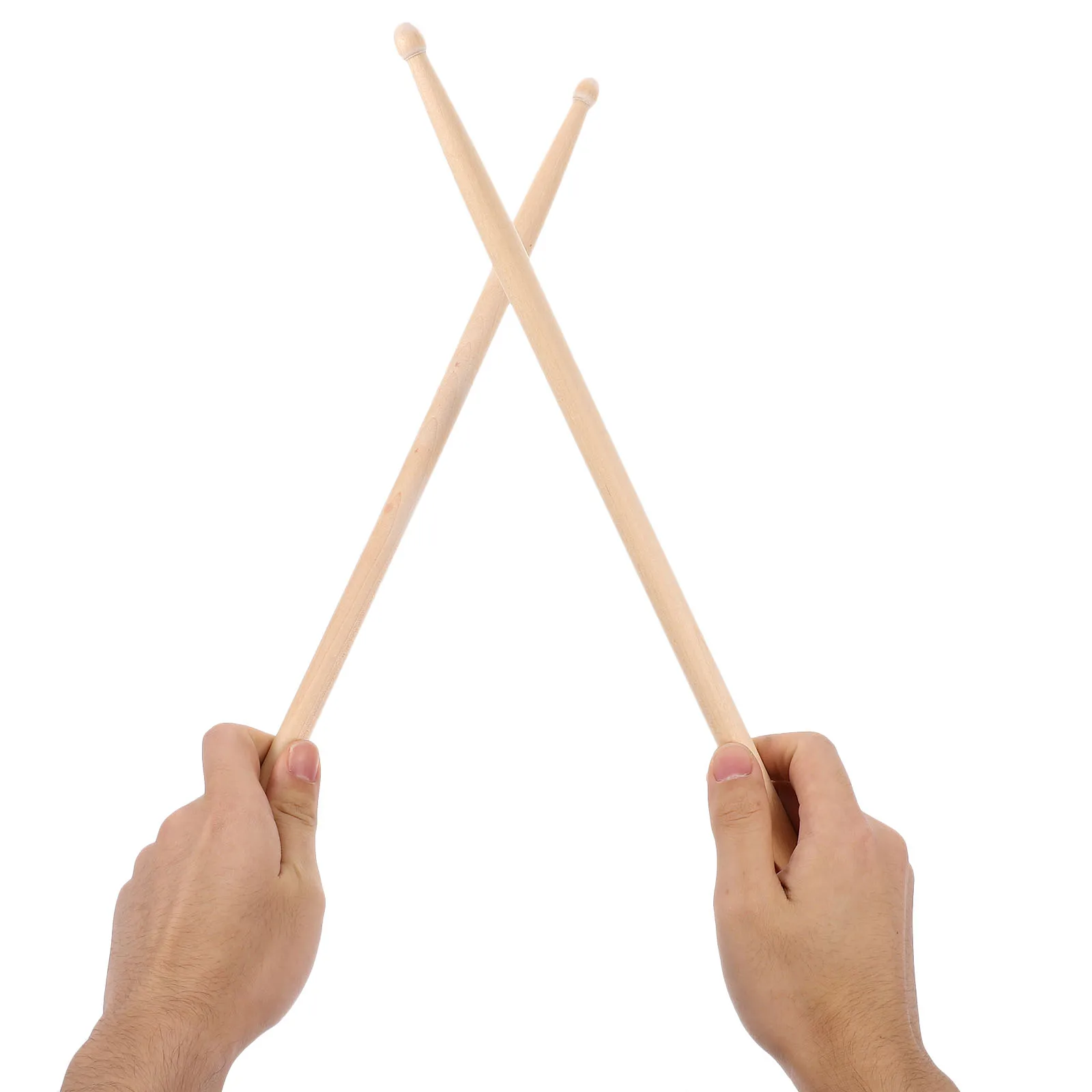

2 Pcs Drum Stick Exerciser Drumming Sticks Music Drumsticks Gavel 7A Bamboo Useful