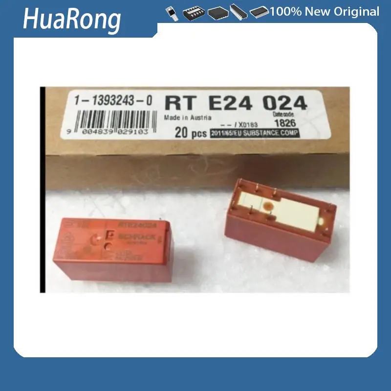 New 2pcs-5pcs-10pcs/LOT RTE24024  RTE24024-24vdc DC24V 8A 8PIN