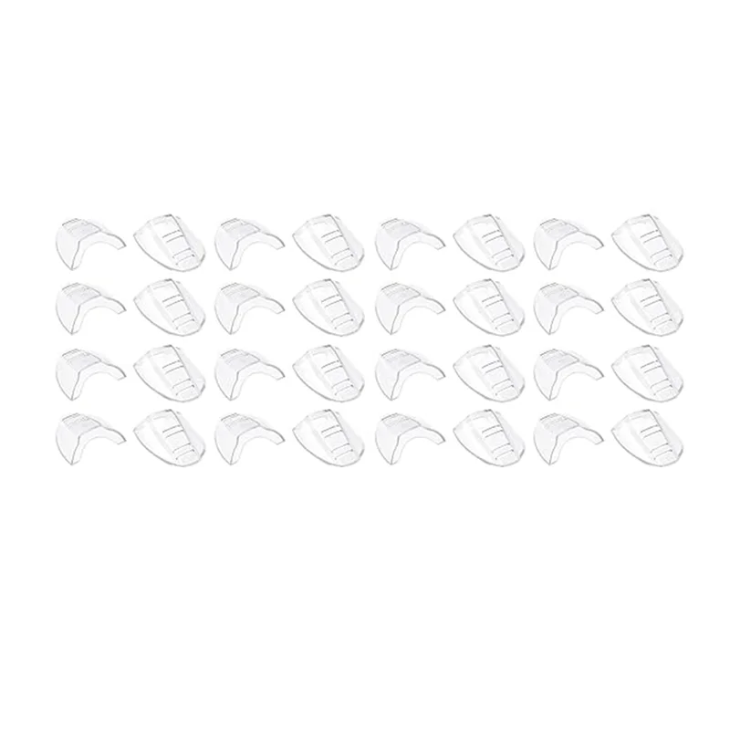 J1UL1N 16 Pairs Safety Glasses Side Shield Slip On Clear Eye Glasses Fits Small To Large Eyeglasses
