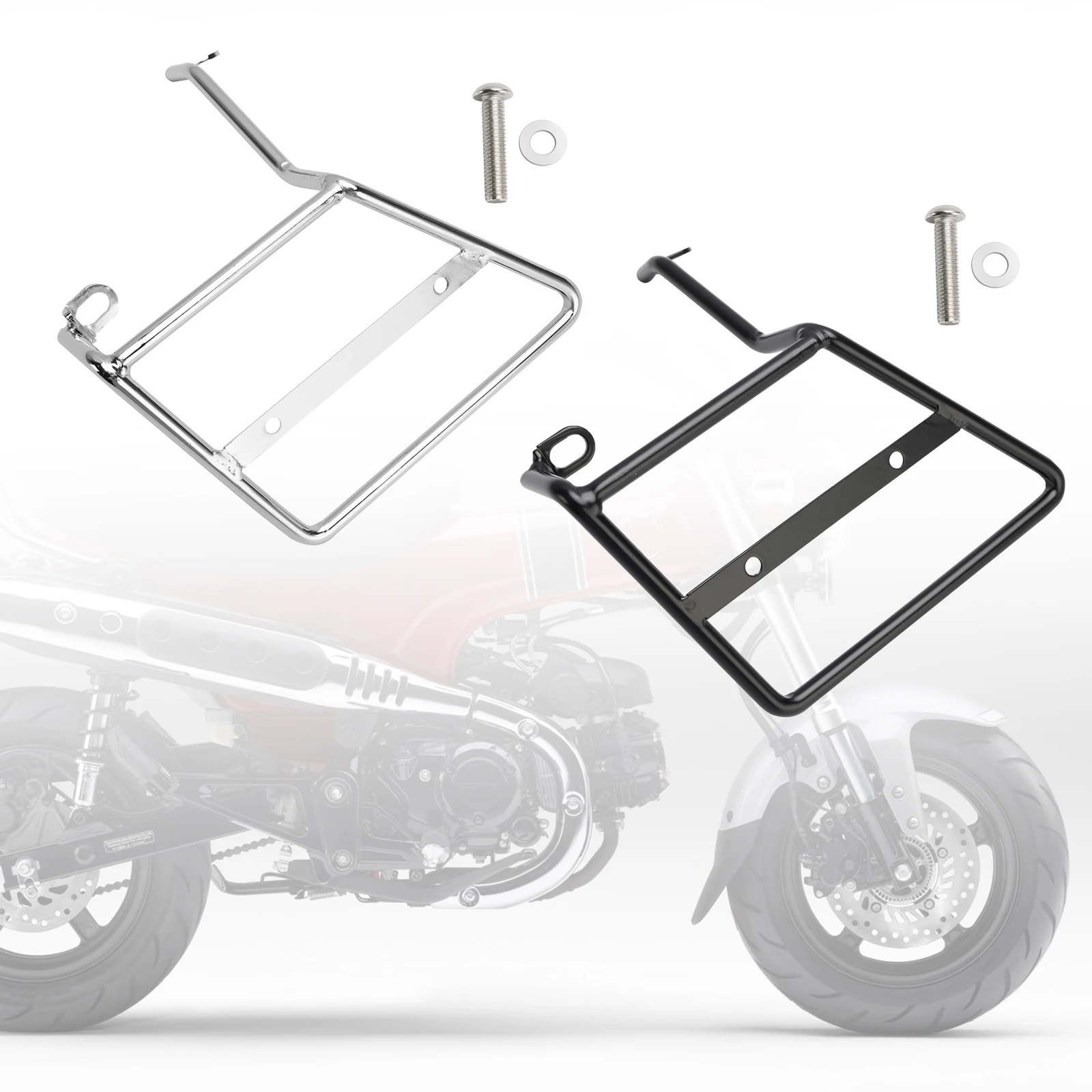 

Боковые стойки Topteng, монтажный кронштейн седельной сумки, левый для Honda Dax St125 21-24, хром