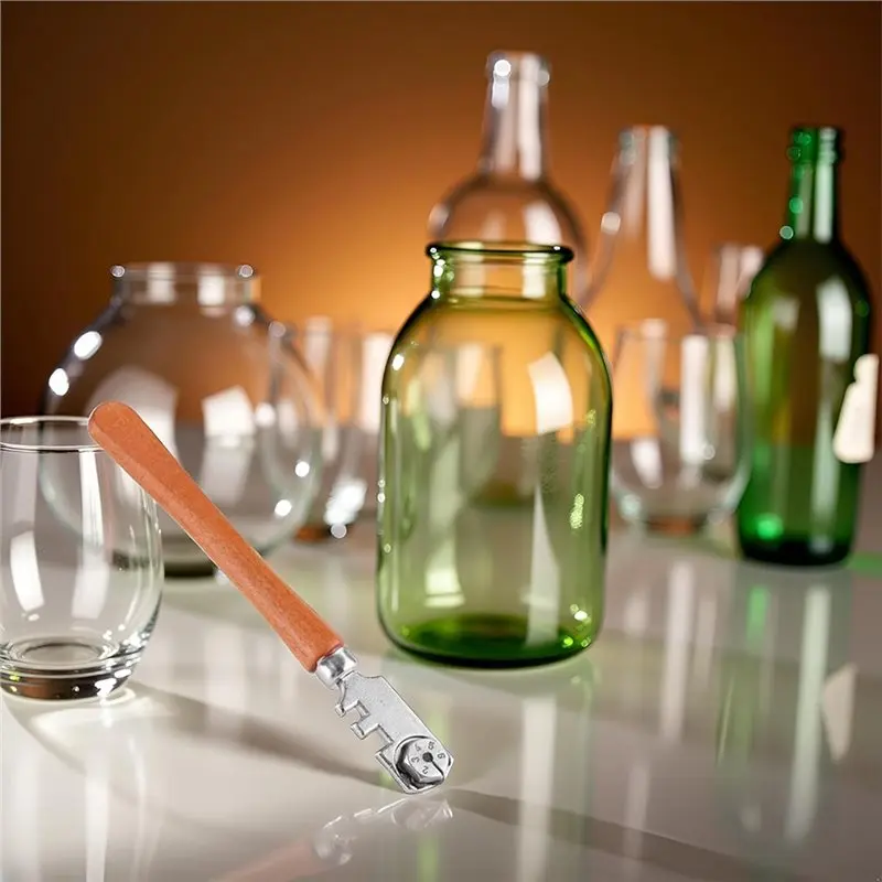 ABJN-مجموعة أدوات قطع الزجاج الاحترافية، نظام قطع 6 عجلات وعمق القطع 30 مم، مقبض تصميم مريح #5