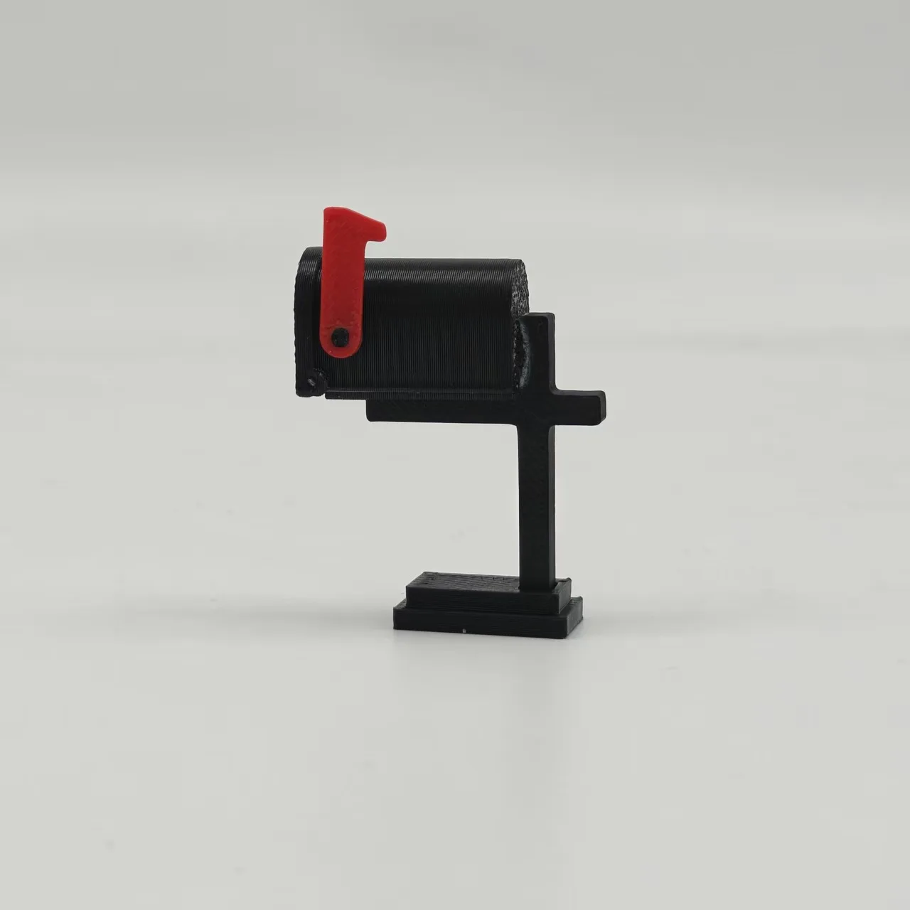 Mini Mailbox 1:12 American Mailbox Model Miniature Letter Box Scene Accessory Figure DIY Photography