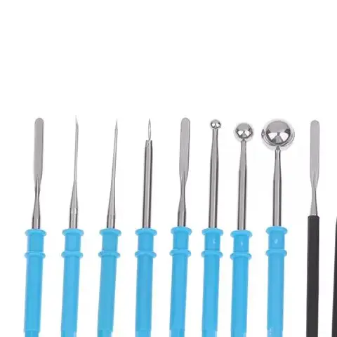 قلم رصاص كوتيري الجراحي الكهربائي أقلام الإنفاذ الحراري الجراحية الكهربائية أقطاب المفصل الكهربائية شفرة طرف الكرة القطب #1