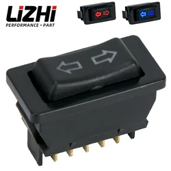 Universal Auto Car Power Window Switch Lifting Switch 5 Pin DC 12V 20A Blue/Red Light Color And Harness