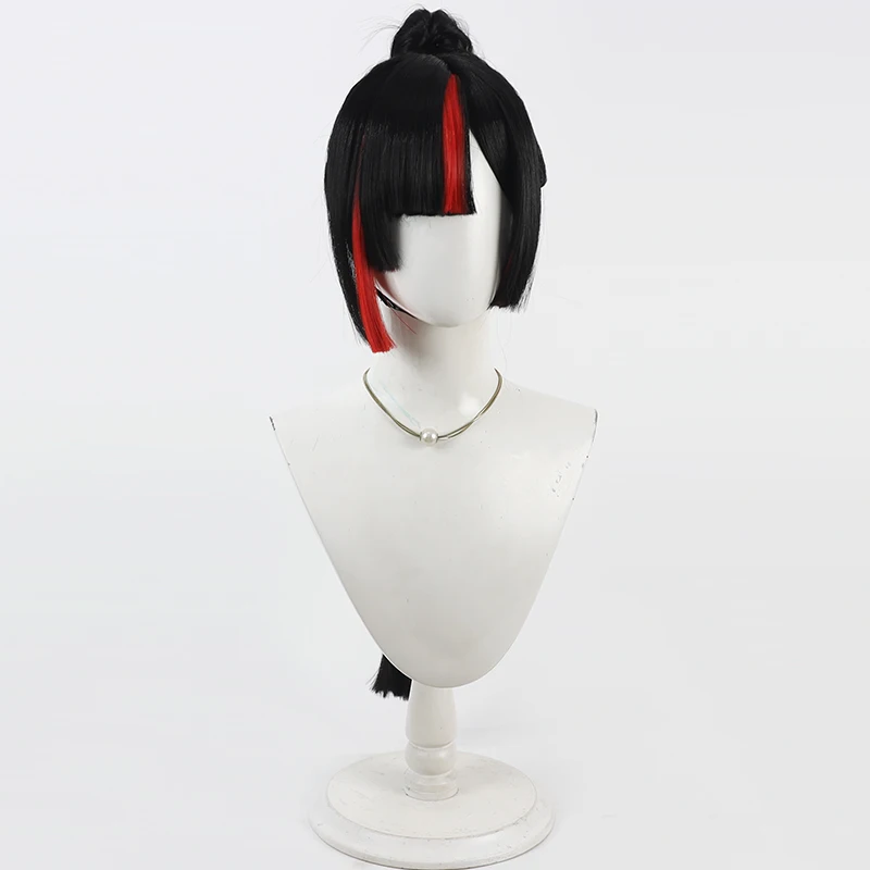 NIJISANJI Virtual YouTube Hanabi Chouya Cos Cosplay Wig Halloween Party Prop Synthetic Hair Heat Resistant Fiber + Wig Cap