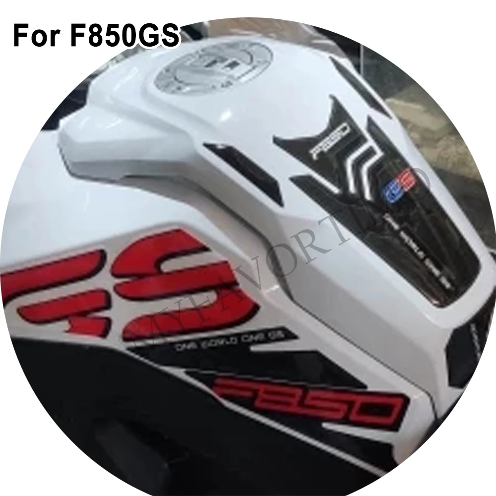 

Motorcycle For F850GS F850 F 850 GS GSA Adventure Tank Pad Side Grips Gas Fuel Oil Kit Knee Protector 3D Stickers 2019 - 2023