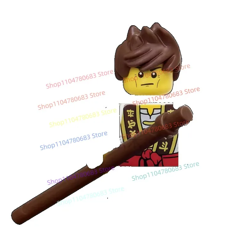 Moc idosos ninja mini figura de ação montagem modelo ornamento anime acessórios dos desenhos animados brinquedo presente decorativo colecionável