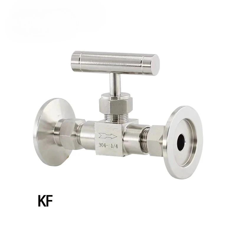 Vacuum Needle Valve Globe Valve Switch Negative Pressure Leak-proof Laboratory Inner Wire Card Sleeve Quick Insertion Pagoda 1/4