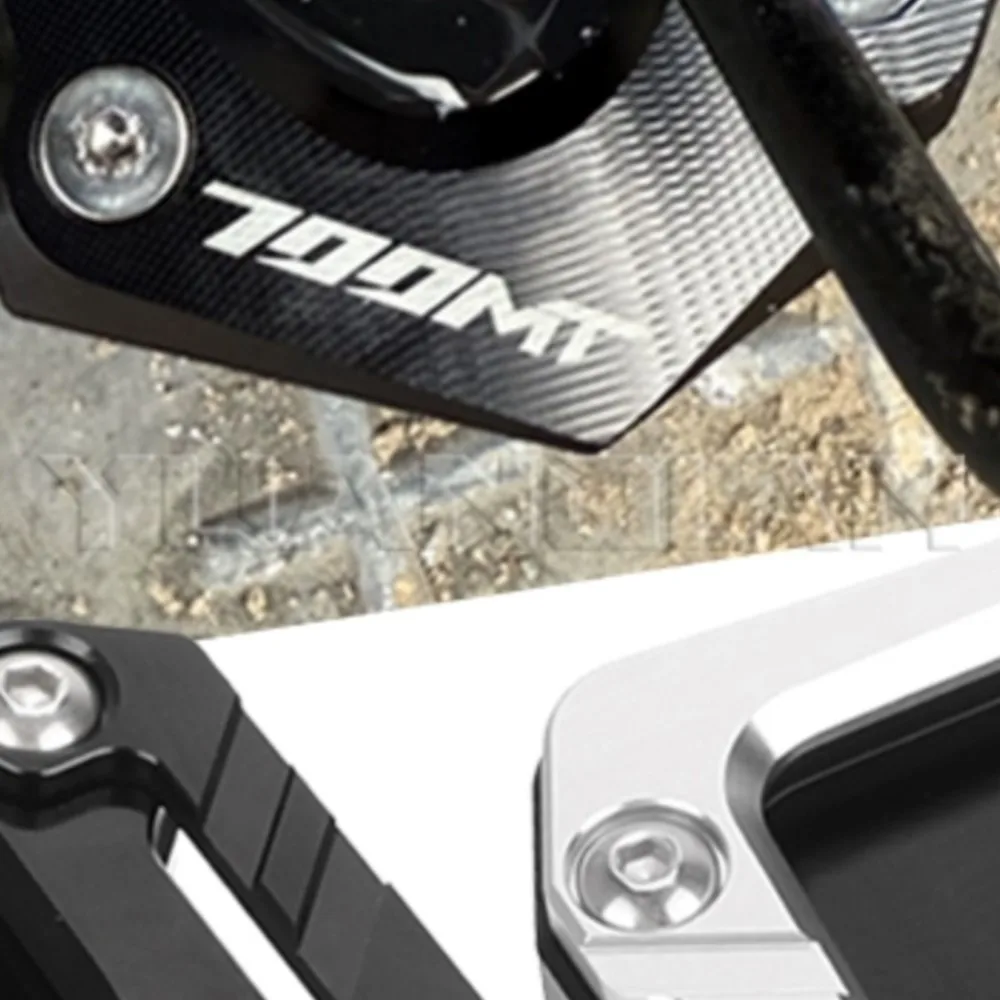 

Motorcycle Accessories Kickstand Foot Side Stand Extension Enlarger Pad For CFMOTO 700MT MT700 CF 700 MT Adventure 2025 2026