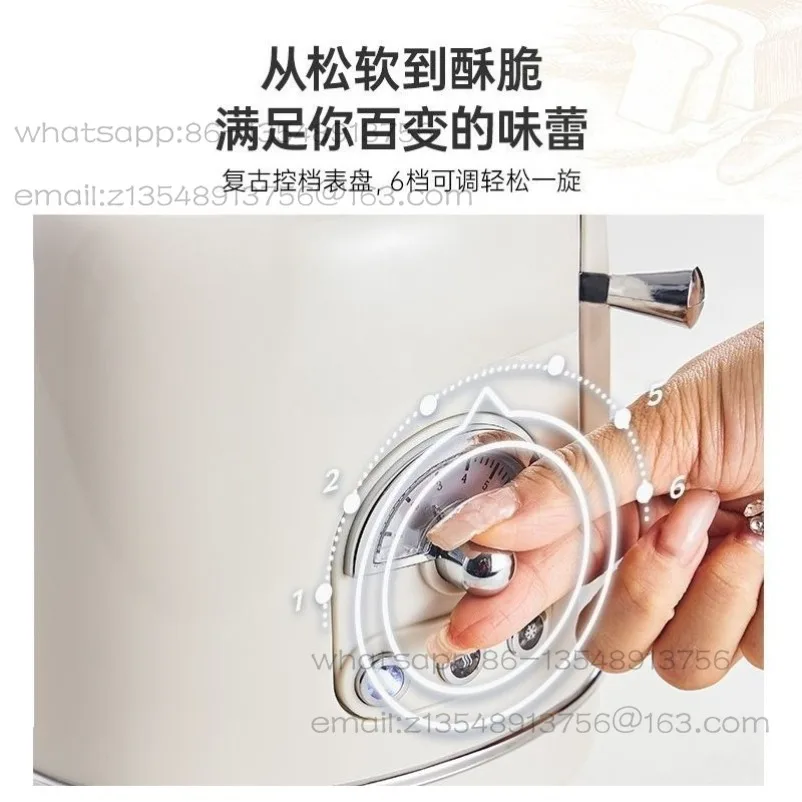 Home toaster stainless steel mini toaster, vintage toaster, breakfast machine, dual toaster
