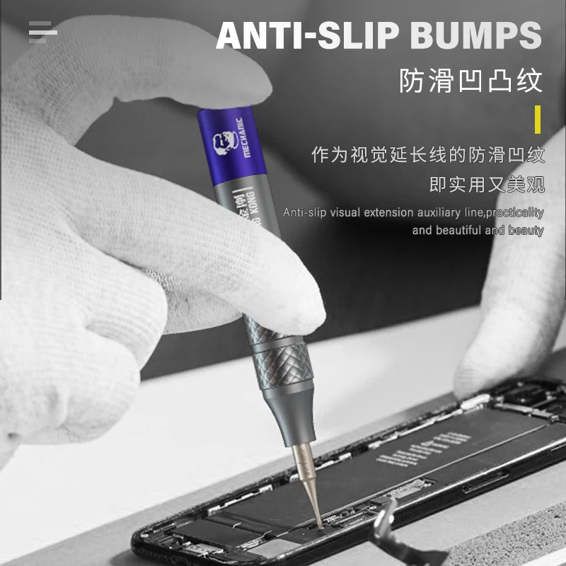 Mechanic KING KONG+ 6Pcs High Hardness Screwdriver Set Cross Y-Type Torx Bits for Mobile Phone Watch Repair Opening Tool Kit Pro