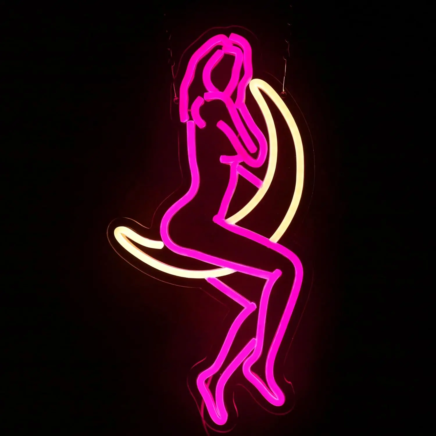 Moon Lady Neon Ligh…