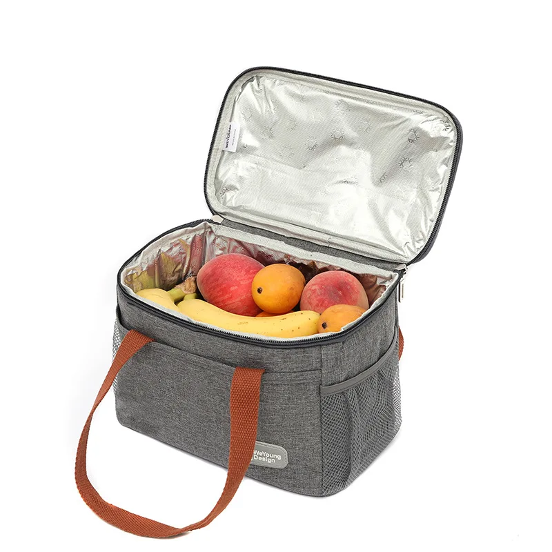 Large Capacity Thermal Insulation Lunch Bag Oxford Cloth Food Storage Picnic Bags Tote Portable Cooler Box Bags