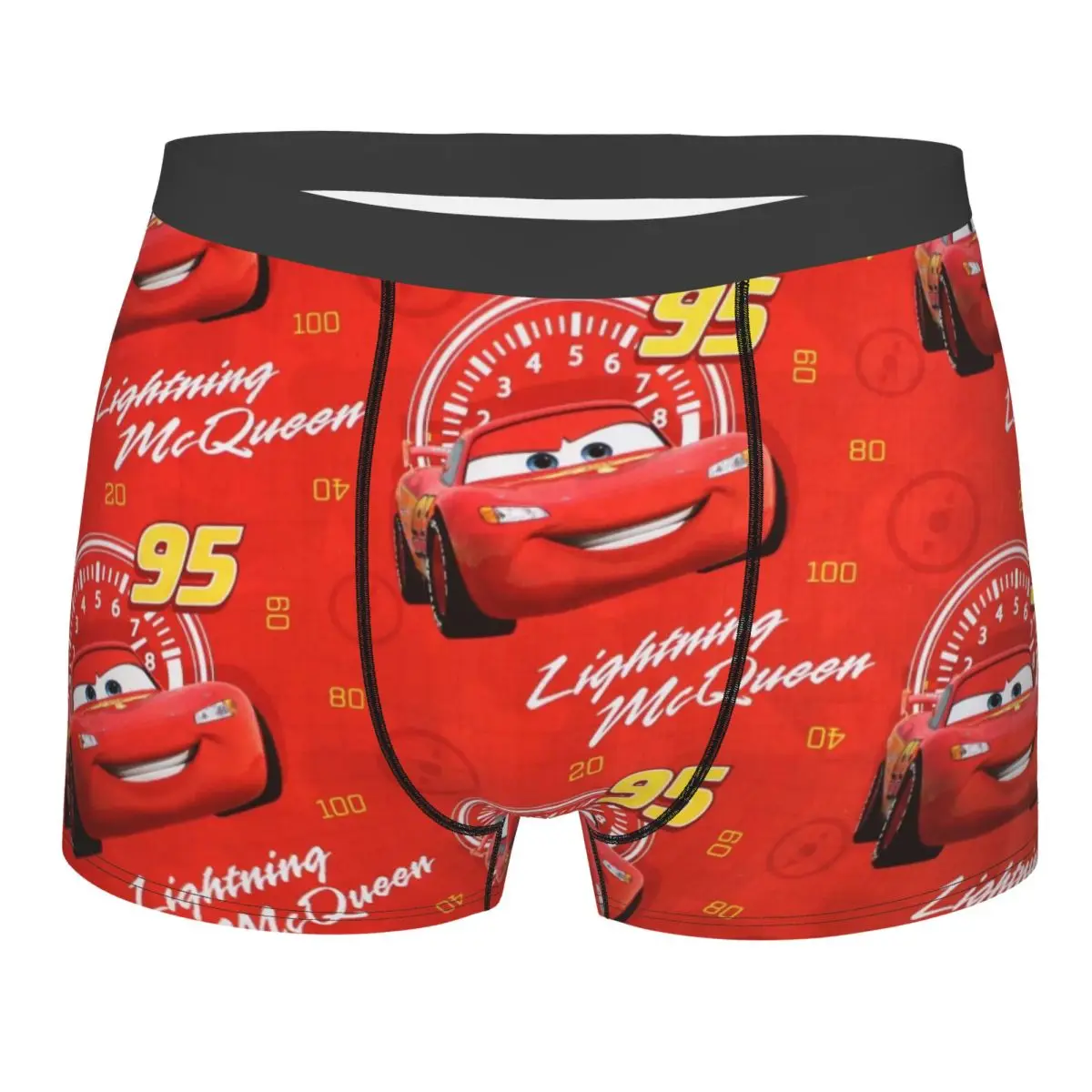 

Lightning Mcqueen Cars Underwear Men Sexy Printed Customized Boxer Shorts Panties