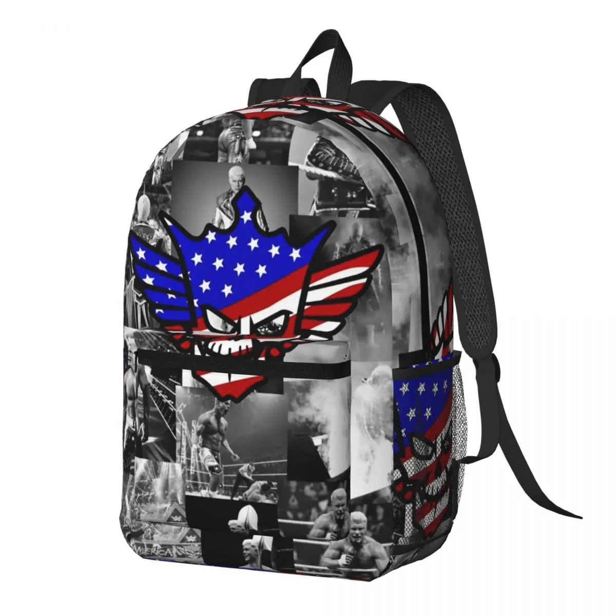 

In The Ring Cody Rhodes American Nightmare Backpack Daypack Large Capacity Kids BookBag School Bag Shoulder Bags for Men Women