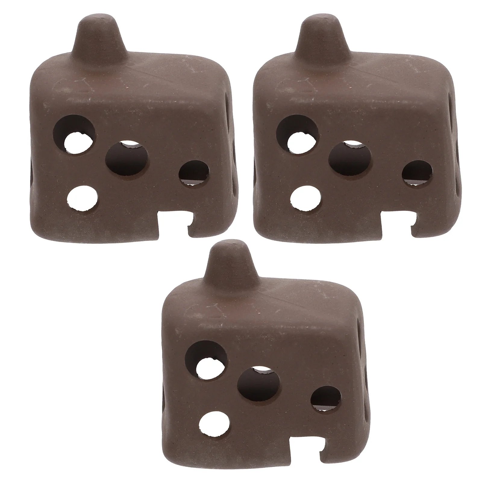 

3Pcs Shrimp Hides for Aquarium: Irregular Porous Fish Hide Cave - Breeding Shelter Decor for Small Fish Tank Landscape