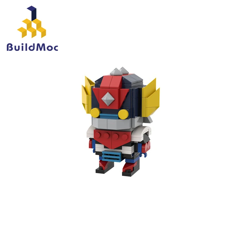 Buildmoc Mazinger Z Robot Figures Superheroes Anime MOC Set Building Blocks Kits Toys for Children Kids Gifts Robots Toy 497PCS