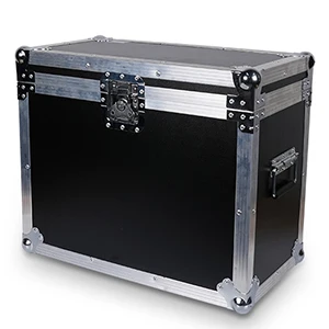 Fieryzeal Big Size Flight Case Flycase Flightcase Stage Light Shockproof with Wheel for 150W Moving Head Light Case Led Light Dj
