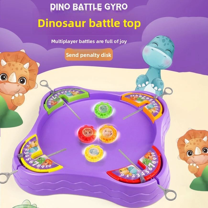 Spinning Top Tabletop Game, Parent-Child Interactive Family Game, Two-Player/Four-Player Spinning Top Tabletop Competition, Children's Toy Party Game