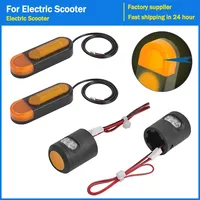 Handlebar LED Turn Signal Light Left and Right Light For Electric Scooter Reflective Strap Decoration Night Reflector Accessorie