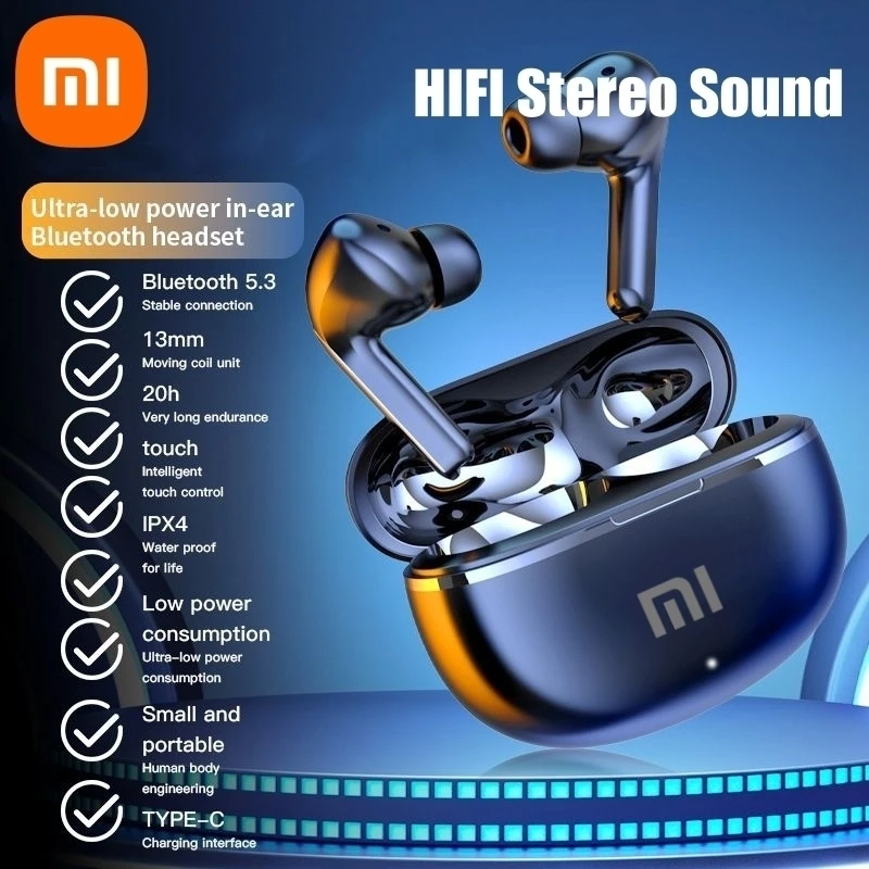 Xiaomi Mijia Air 7 سماعة TWS سماعة رأس بخاصية البلوتوث Hifi ميكروفون لاسلكي للحد من الضوضاء سماعات أذن مقاومة للماء لعبة الحركة سماعة