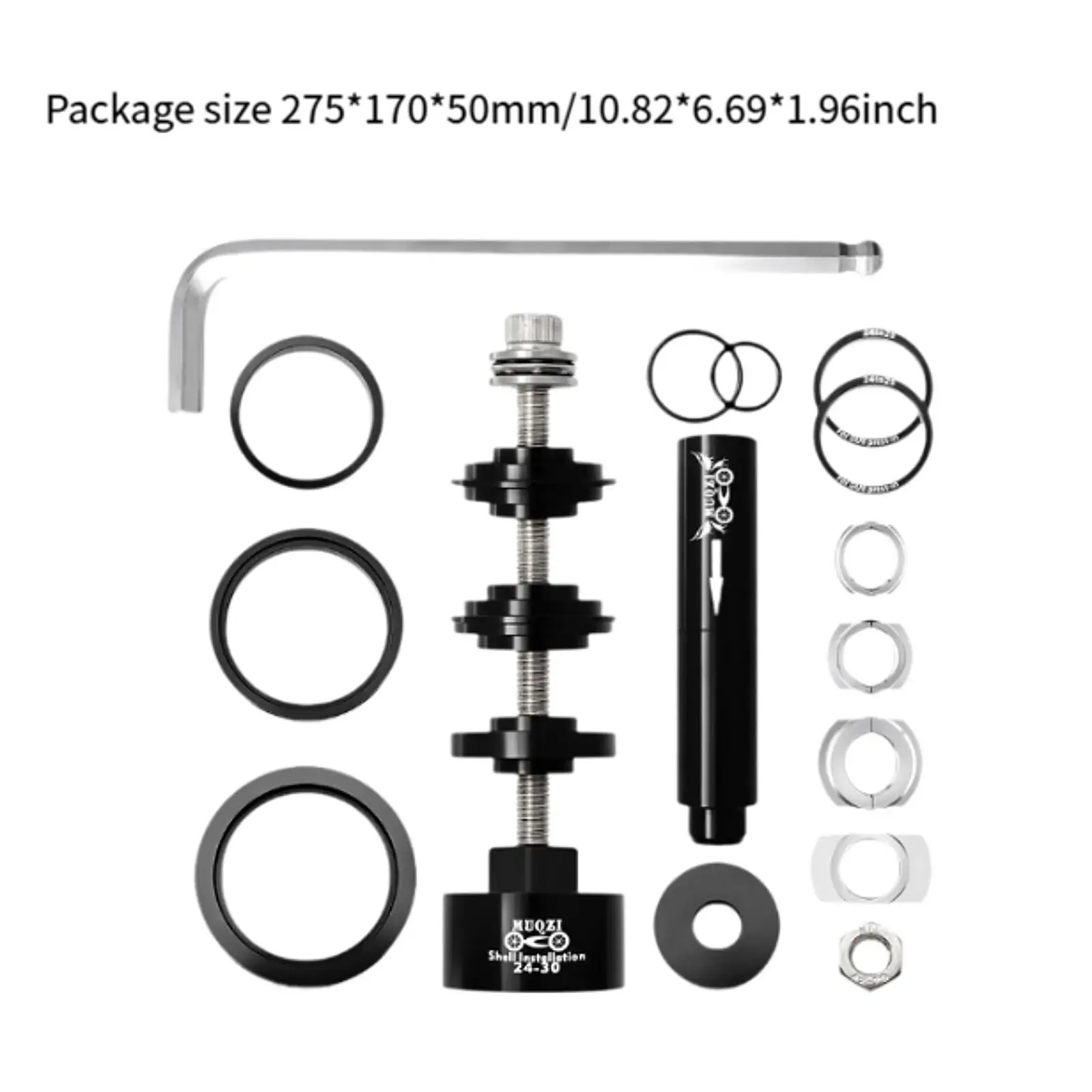 Portátil Bike Bottom Bracket Instalação e Remoção Tool Set, Prensa De Rolamento Fixo, Installer Remover