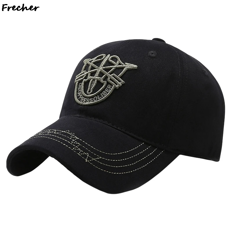 Men Embroidered Caps Summer Camouflage Fashion Baseball Cap Outdoor Sports Casquette Breathable Cotton Casual Gorras Visors Hats