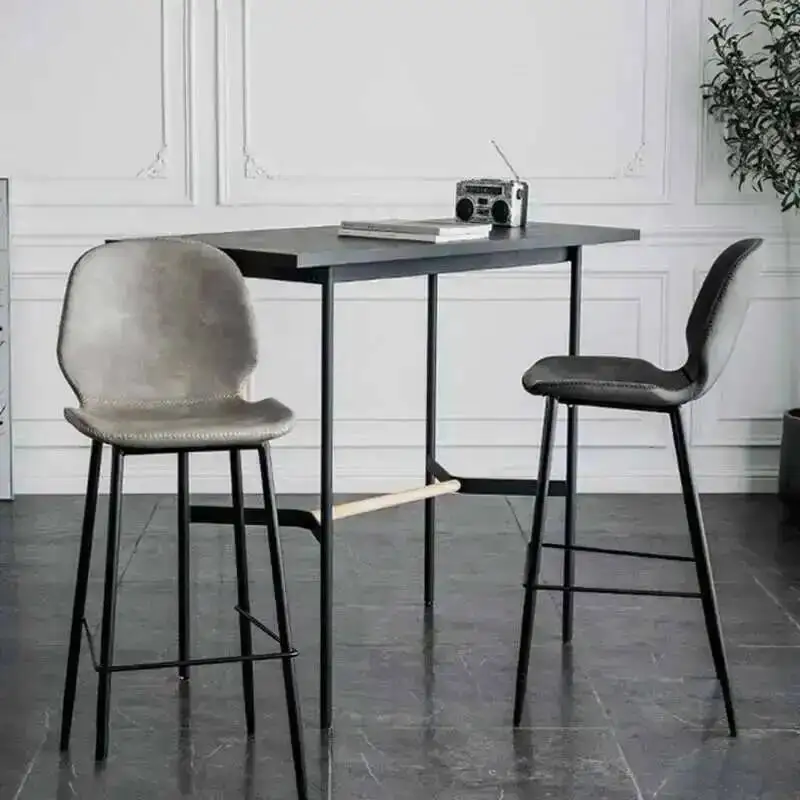 

Bar Modern Chairs Minimalist Wrought Iron for Bar Commercial Nordic Designer Leisure Creative Coffee Shop Bar Chair