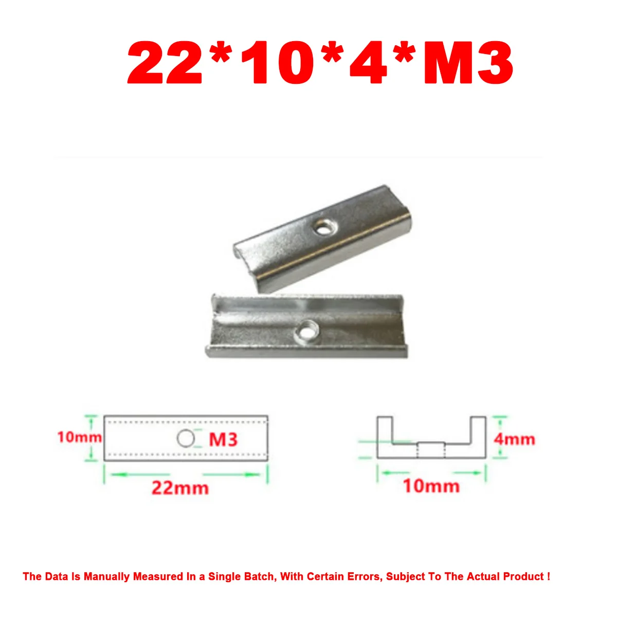 Variant: 20pcs 22X10X4XM3
