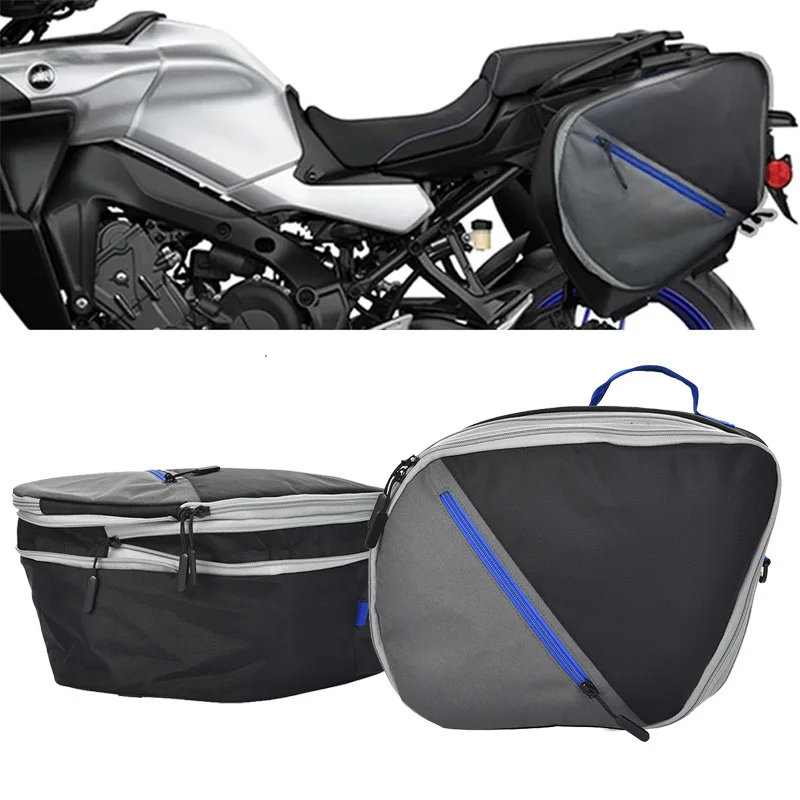 

New For Yamaha Tracer 9 / 900 GT Motorcycle Luggage Bags Black Expandable Inner Bags Pannier Liner Tool Box Saddle Bag Suitcases