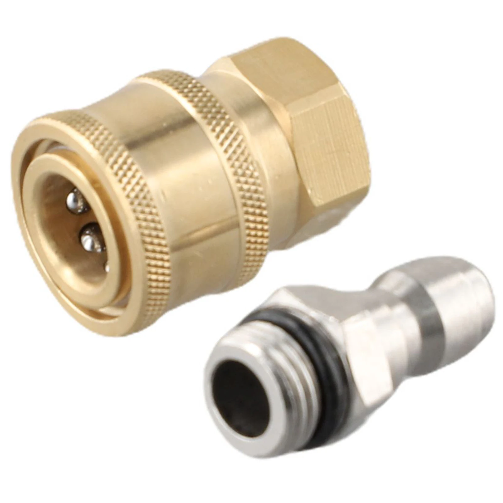 1/4 Male M22/14 Female Connector Accessories Brass Plug Quick Release Replacement Stainless Steel Washing Adapter