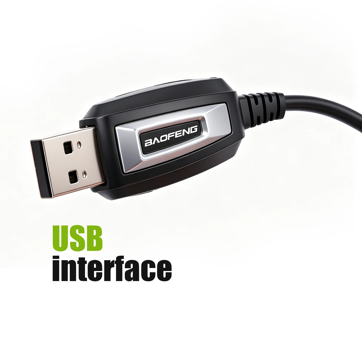 Baofeng USB Programming Cable With Driver CD For UV-5R BF-888S UV-82Quansheng UVK5 UVK6 UV5RPlus Original Walkie Talkie