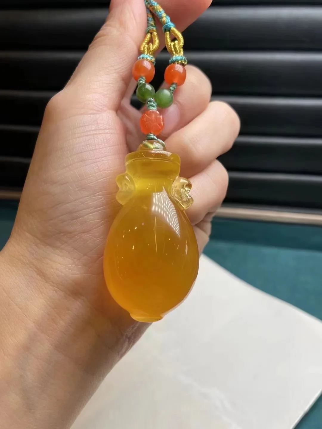 

Natural 100% real yellow amber Barrel bead jade vase chain Pendant Women Charms Amulet Gifts For Ladies luxury Good Luck Gift