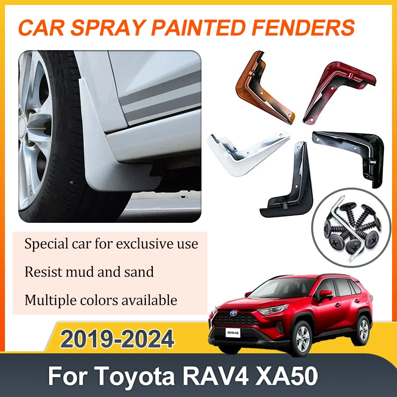 

Car Mudguards For Toyota RAV4 XA50 2019~2023 Mud Flap Splash Guard Front Rear Fenders Mud Flaps Protection Auto Tool Accessories
