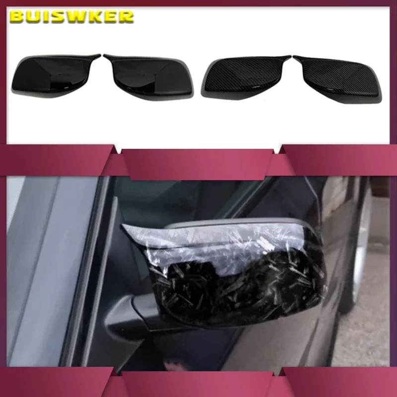 

Крышка для зеркала заднего вида из углеродного волокна/черная для BMW 5 серии E60 E61 E63 E64 2004-2008 520i 525i 528i 528xi 530i