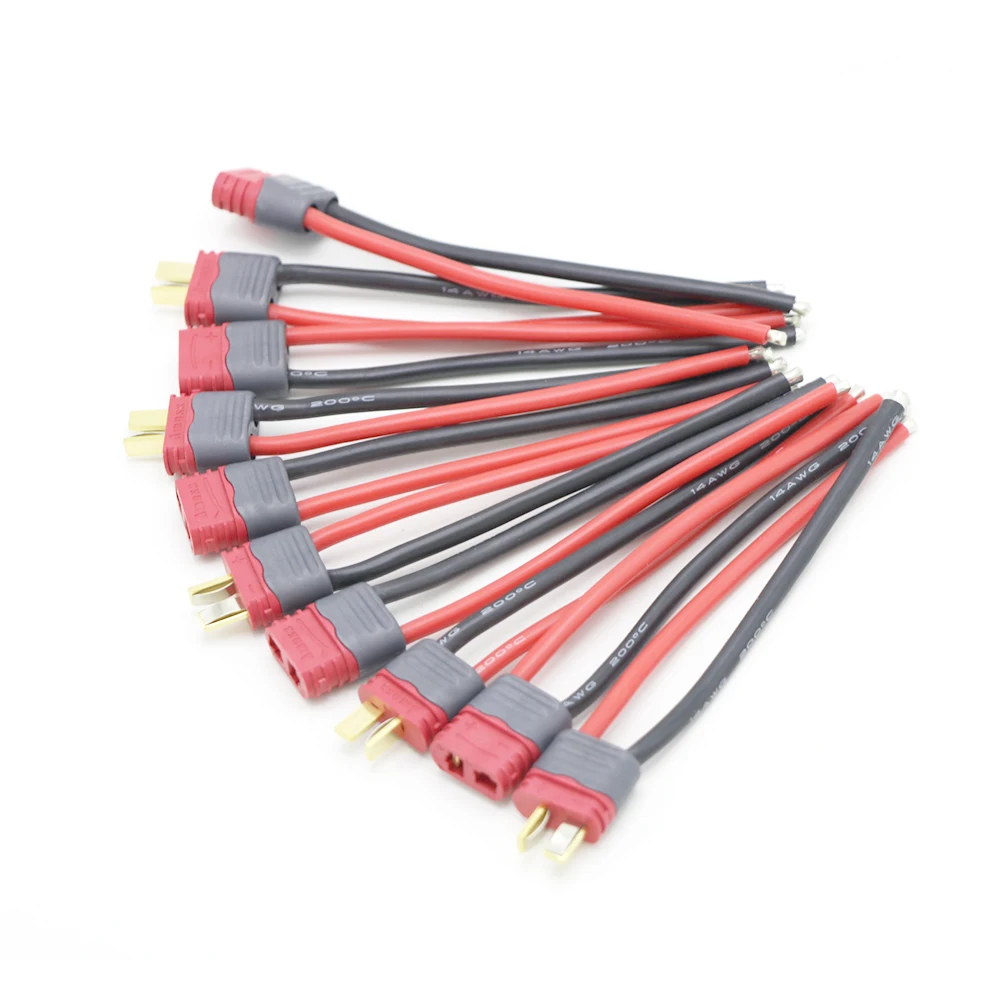 1 Cái Phần Amass T Đầu Cắm Nam Nữ Với Nhà Ở 10CM Dây Silicone 12AWG FPV