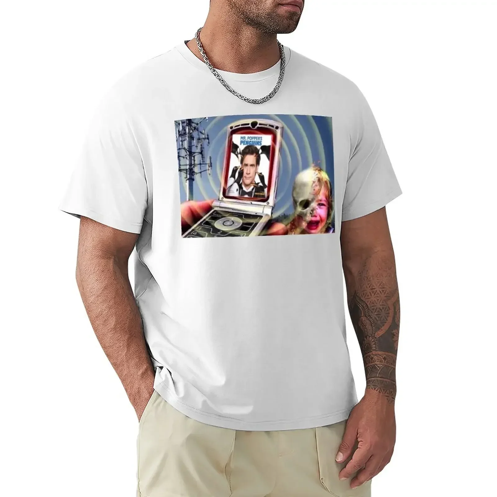 

5G MR. POPPERS PENGUINS T-Shirt clothes Louboutins plus size clothes T-shirts oversize mens funny t shirts