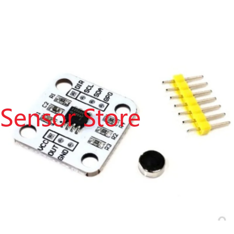 5PCS AS5600 Magnetic Encoder  Induction Angle Measurement Sensor Module 12bit High Precision Magnet Feeding