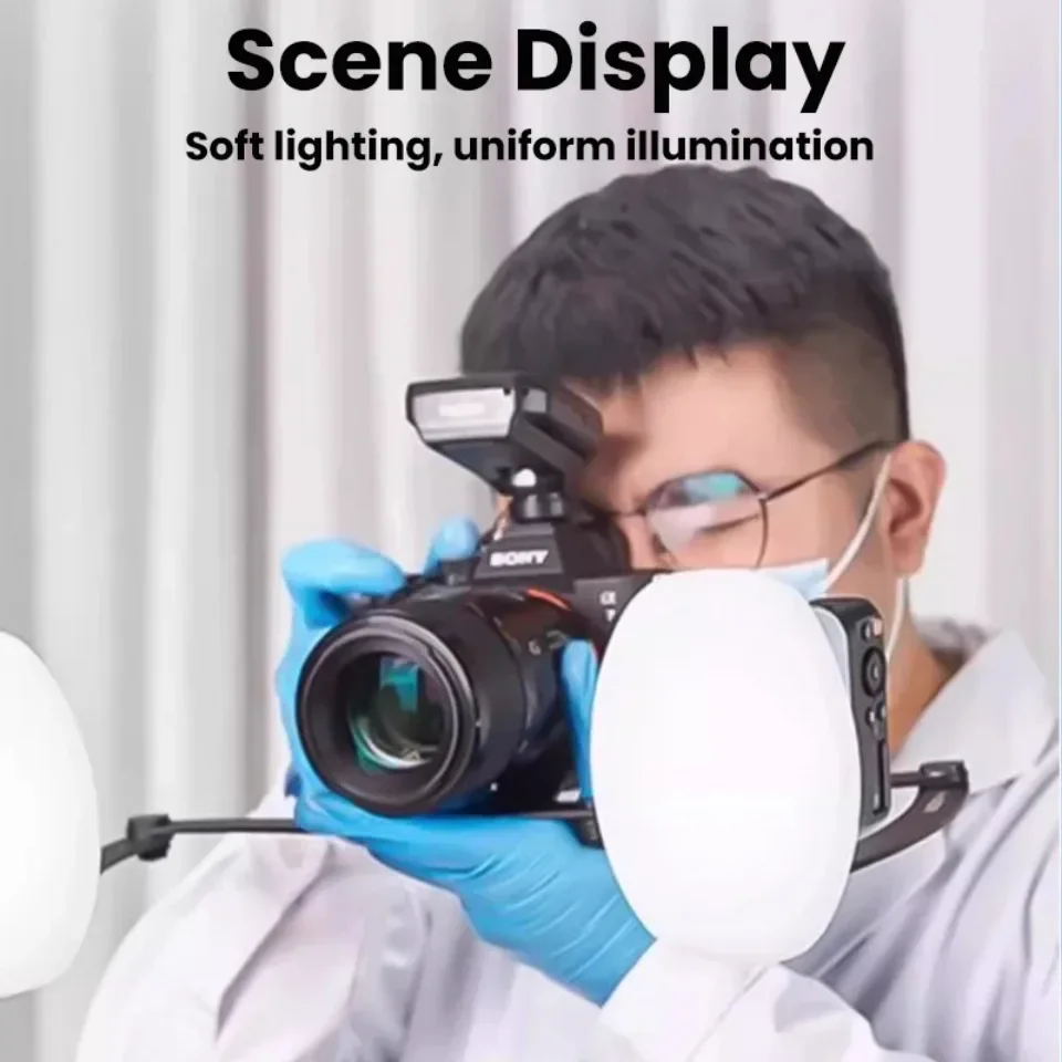 Godox MF-DD-デンタルディフューザー,シリカゲル拡散ドームキット,Godox MF12フラッシュ