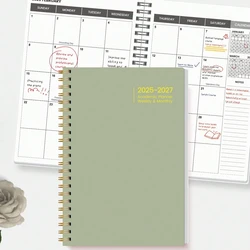 2025 Jul-2027 Jun Monthly Planner Notebook,Weekly Agenda,Academic Plan Notebook,Simplified To-Do Notebook Improves Productivity