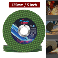 5 Inch Cut Off Wheel for Angle Grinder Stainless Steel Grinding Wheels Resin Ultra-Thin 125mm x 22mm Metal Cutting Disc