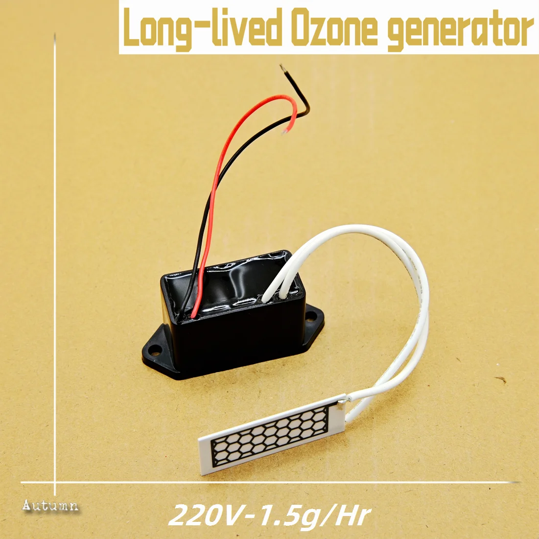 Ozone Generator 220V 1.5g/hr Long life ozone generator, air purifier accessories, disinfection and deodorization