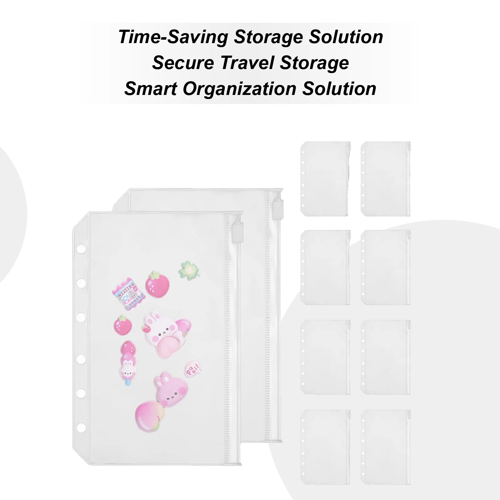 

Binder Inserts 10 Pieces Document Filing Pockets For 6-ring Binder For Invoice Tax Documents Homework Project Reports