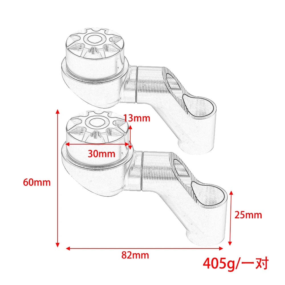 Espelhos retrovisores da motocicleta extensão riser estender adaptador espelho extensor adaptadores riser suprimentos retrovisores base espelhos preto