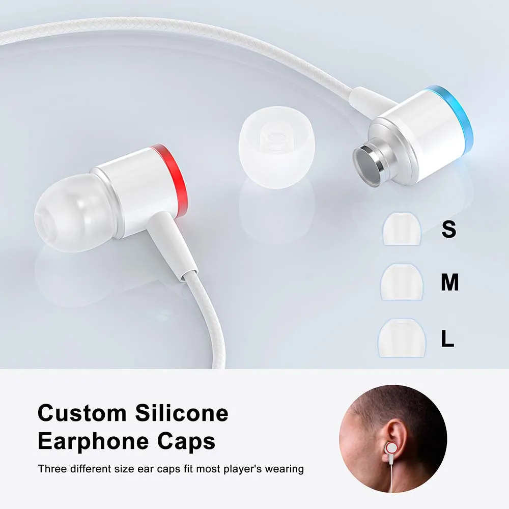 New Ergonomic Earphones for Meta Quest 3 Comfortable 3D 360 Degree Sound VR Gaming Headphones for Meta Quest 3 VR Accessories