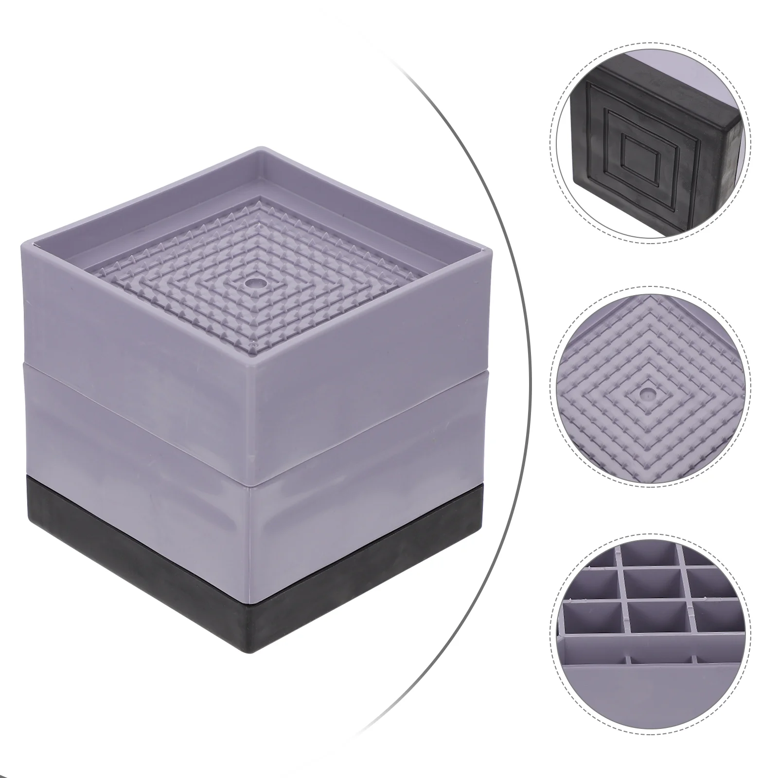 洗濯機ベッド用プラスチックライザー,フットブースター,ソファと椅子,頑丈なハンドル,800x800x800cm