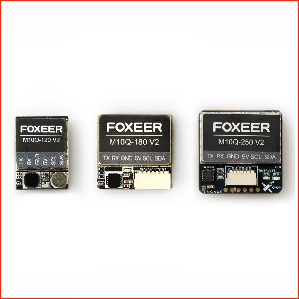 

Foxeer M10Q 120/M10Q 180/M10Q 250 V2 Встроенный компас с двумя протоколами GPS M10050 U-Blox